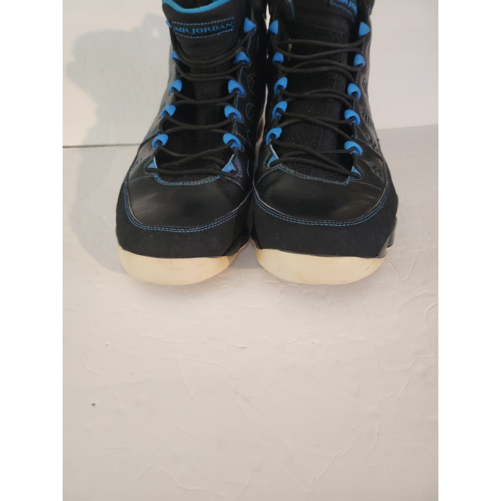 Nike Air Jordan 9 Retro Photo Blue Black Sneakers 302370-007 Mens 13 - Picture 5 of 8